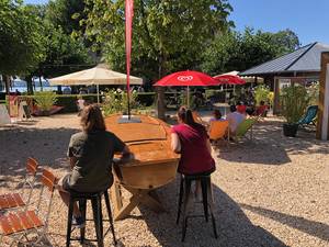 Biergarten am Abenteuergolf